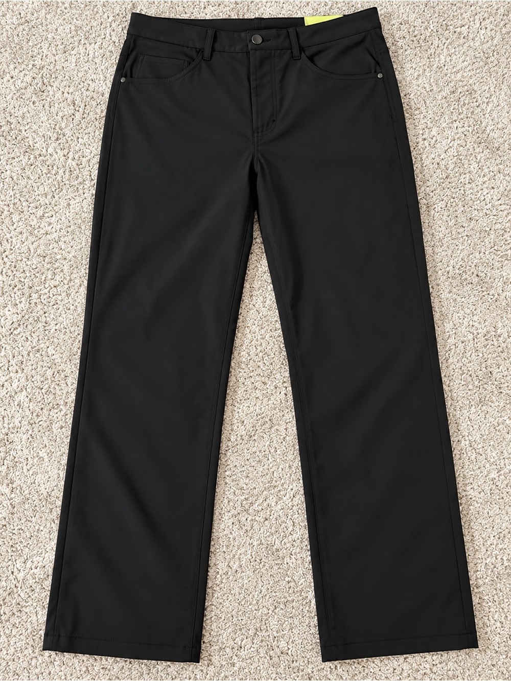 all in motion Black Straight-Leg Chinos